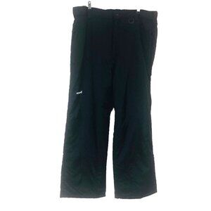SKIGEAR Black Nylon Winter Ski Pants‎ Men's XL Activewear Boarding 36 x 31.5